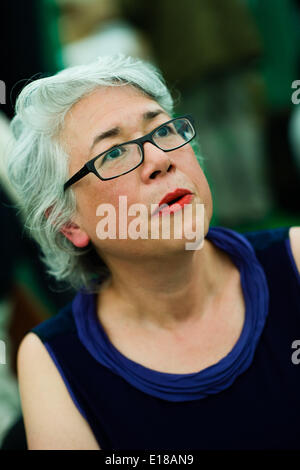 Hay on Wye, Powys, Wales, UK. 26. Mai 2014. Syrische Schriftsteller MALU HALASA Hay Festival, Hay on Wye, Powys Wales UK Credit: Keith Morris/Alamy Live-Nachrichten Stockfoto