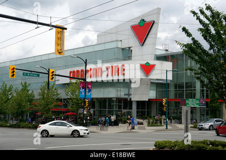 Canadian Tire Store auf Cambie Street in Vancouver, BC, Kanada Stockfoto