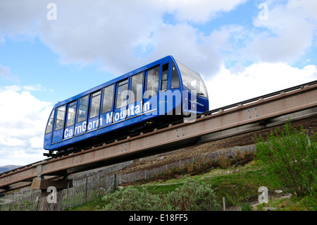 Cairngorm Mountain Railway, Schottland. Stockfoto