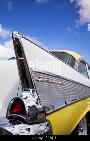 1957 Chevrolet Bel Air. Chevy. Amerikanische Oldtimer Stockfoto