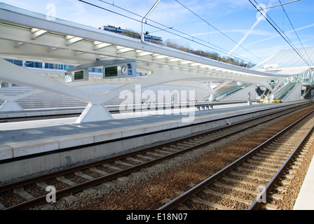 Guillemins Bahnhof in Lüttich, Belgien Stockfoto