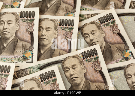 Japanischen Yen Geldscheine. W‰hrung aus Japan Stockfoto