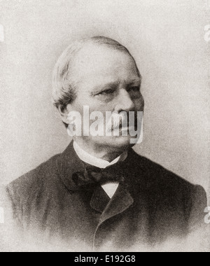 Gustav Freytag, 1816 – 1895. Deutscher Schriftsteller und Dramatiker. Stockfoto