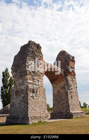 Heidentor der Antiken Rˆmersiedlung Carnuntum in ÷sterreich Stockfoto