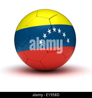 Venezolanischen Fußball (isoliert mit Clipping-Pfad) Stockfoto