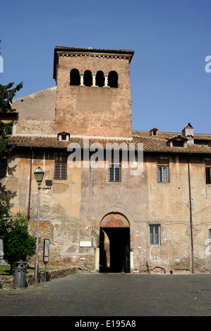 Italien, Rom, Basilica dei Santi Quattro Coronati Stockfoto