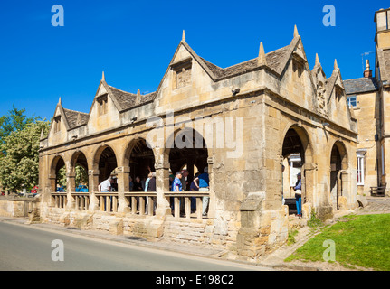 Chipping Campden Markthalle gebaut 1646 High Street Chipping Campden The Cotswolds Gloucestershire England UK EU Europa Stockfoto