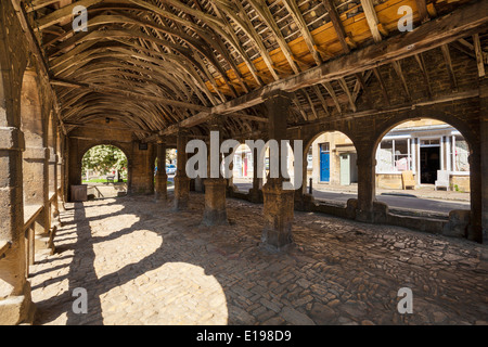 Chipping Campden Markthalle gebaut 1646 High Street Chipping Campden The Cotswolds Gloucestershire England UK EU Europa Stockfoto