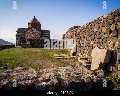 Sevanavank Klosteranlage in Armenien. Stockfoto