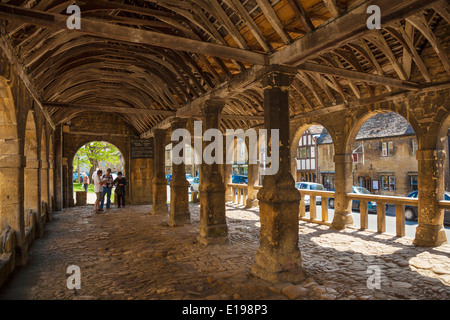 Chipping Campden Markthalle gebaut 1646 High Street Chipping Campden The Cotswolds Gloucestershire England UK EU Europa Stockfoto