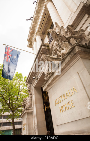 Australien-Haus Aldwych Eingang London Stockfoto