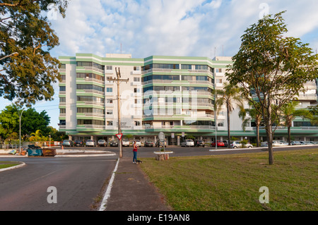 Wohngebäuden Blöcke Brasilia Brasilien Stockfoto