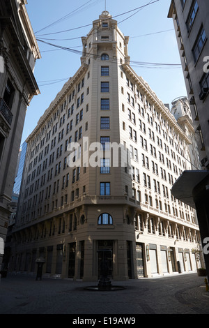 Edificio Ariztia im Bankenviertel von Santiago Chile Stockfoto