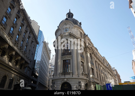 Börsengebäude Santiago Chile Stockfoto