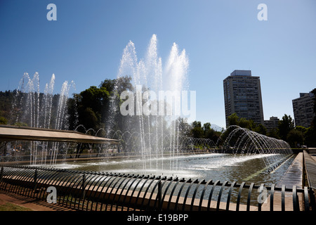 Bicentenary Brunnen Santiago Chile Stockfoto