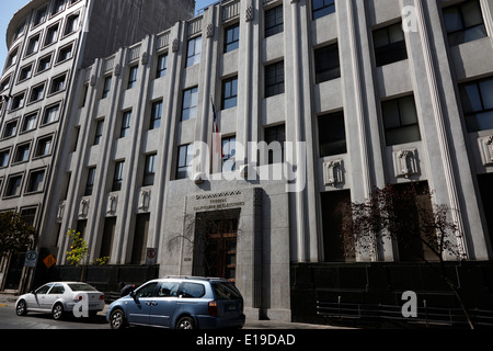 Tribunal Calificador de Elecciones Wahlgericht Chile Santiago Chile Stockfoto