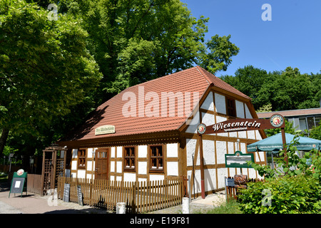 Wiesenstein, Karolinenstraße, Tegel, Berlin, Alte Waldschaenke, Deutschland / Waldschänke Stockfoto