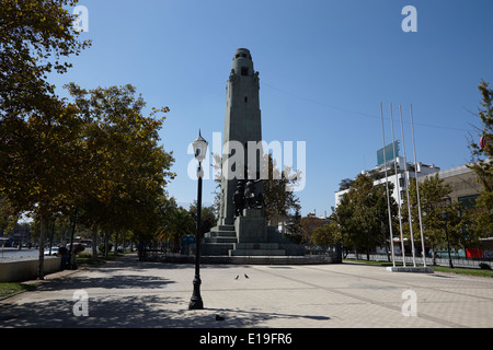 Monumento ein Los Heroes de Iquique Denkmal Santiago Chile Stockfoto