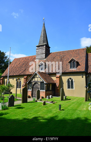 St Giles Kirche, Ickenham, London Borough of Hillingdon, Greater London, England, United Kingdom Stockfoto