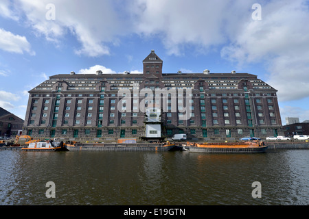 Lagerhaus, Behala, Westhafen, Berlin, Deutschland Stockfoto