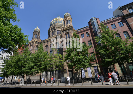 Jüdischen Synagoge, Oranienburger Straße, Mitte, Berlin, Deutschland / jüdischen Stockfoto