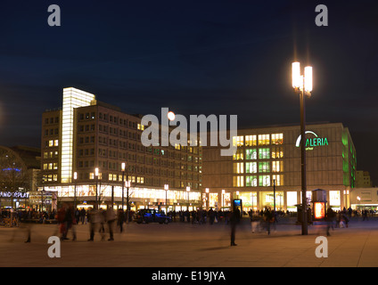 Galeria Kaufhof, Alexanderplatz, Mitte, Berlin, Deutschland Stockfoto