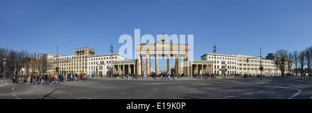 Brandenburger Tor, Platz des 18. Maerz, Mitte, Berlin Deutschland / März Stockfoto