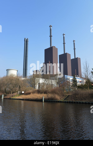 Heizkraftwerk Lichterfelde, Ostpreussendamm, Lichterfelde, Berlin, Deutschland Stockfoto