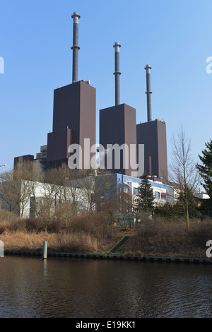 Heizkraftwerk Lichterfelde, Ostpreussendamm, Lichterfelde, Berlin, Deutschland Stockfoto