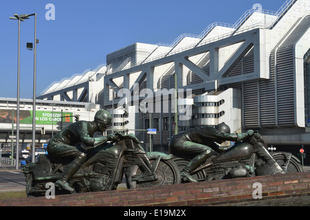 AVUS-Denkmal, ICC, Charlottenburg, Berlin, Deutschland Stockfoto