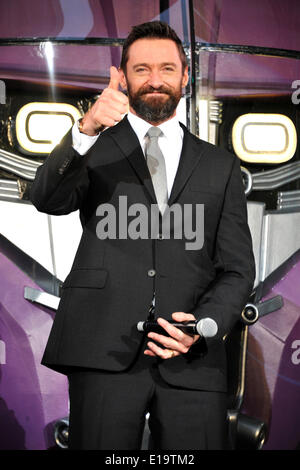 Tokio, Japan. 27. Mai 2014. Hugh Jackman besucht die Premiere von "X-Men: Days of Future Past" Roppongi Hills in Tokio am Mai 27, 2014/Bild Arena Allianz Credit: Dpa picture-Alliance/Alamy Live News Stockfoto