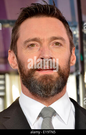 Tokio, Japan. 27. Mai 2014. Hugh Jackman besucht die Premiere von "X-Men: Days of Future Past" Roppongi Hills in Tokio am Mai 27, 2014/Bild Arena Allianz Credit: Dpa picture-Alliance/Alamy Live News Stockfoto
