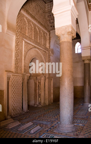 Saadian Gräber, Marrakesch, Marokko Stockfoto