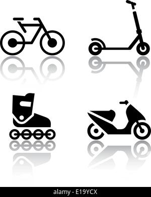 Set von Transport-Icons - Extremsport, Vektor Stock Vektor