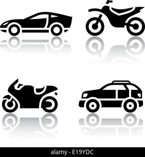 Set von Transport-Icons - Sport-Transport Stock Vektor