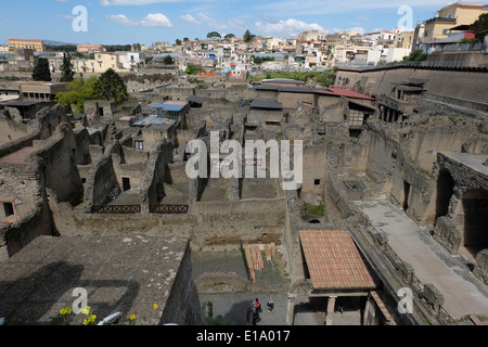 Herculaneum römische Ruinen in der Nähe von Neapel Italien Stockfoto