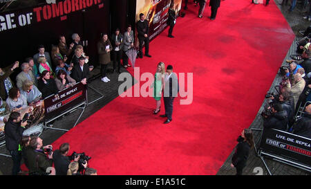 London, UK, 28. Mai 2014. Franz Drameh besucht die Premiere von "Edge Of Tomorrow" im BFI IMAX in London, Großbritannien statt © Stockfoto