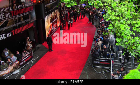 London, UK, 28. Mai 2014. Gast besucht die Premiere von "Edge Of Tomorrow" statt im BFI IMAX in London, UK-Credit: Simon Matthews/Alamy Live News Stockfoto