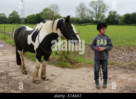 Reitstunden Stockfoto