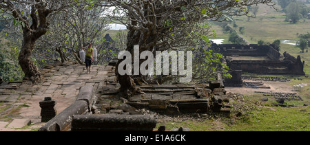 Wat Phu, in der Nähe von Pakse, Champasak, Laos. Stockfoto