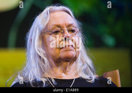 Gillian Clarke, nationalen Dichter von Wales, abgebildet bei Hay Festival 2014. © Jeff Morgan Stockfoto