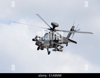 Armee-Apache-Hubschrauber Stockfoto