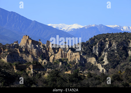 Die Organe der Ille sur Tet in Orientalen Pyrenäen, Languedoc Roussillon, Frankreich Stockfoto