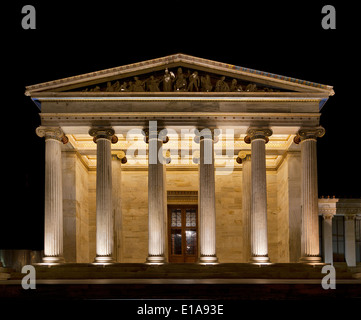 Akademie der Athens.Night Ansicht. Stockfoto