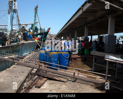 Thailande Port de Peche de Phuket, Fischerei Hafen von Phuket, Boote, Stockfoto