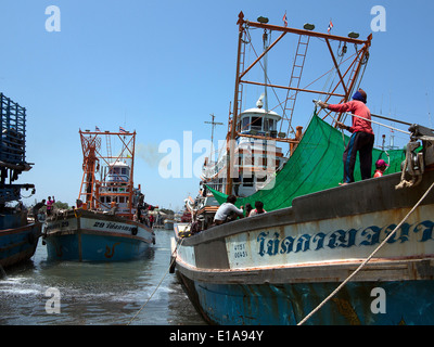 Thailande Port de Peche de Phuket, Fischerei Hafen von Phuket, Boote, Stockfoto