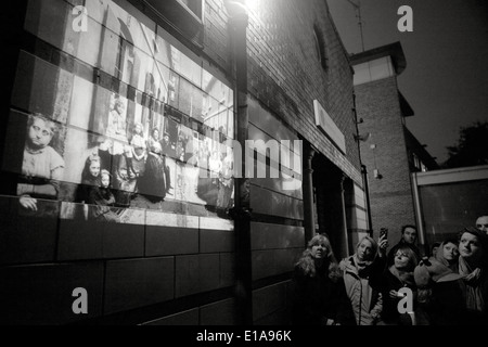 Jack der Ripper Tour des Londoner East End, Whitechapel, London, England, Vereinigtes Königreich, Europa Stockfoto