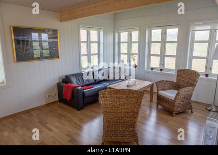 Kjarvalstrod Guest House, Hellnar, Snaefellsnes Halbinsel, Island Stockfoto