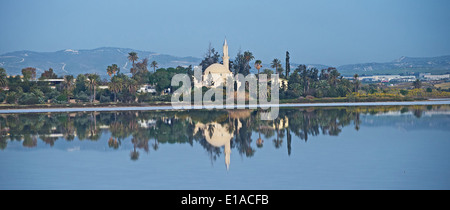 Tekke Moschee Larnaka Salzsee Stockfoto