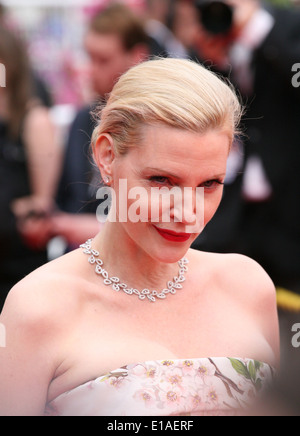 Nadja Auermann in der Grace Kelly-Gala screening und Öffnung Zeremonie roten Teppich bei der 67. Filmfestspiele Cannes Frankreich Stockfoto